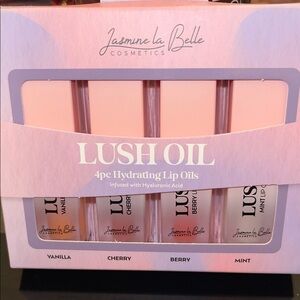 Lush Oil 4pc Hydrating Lip Oils Set - Pink